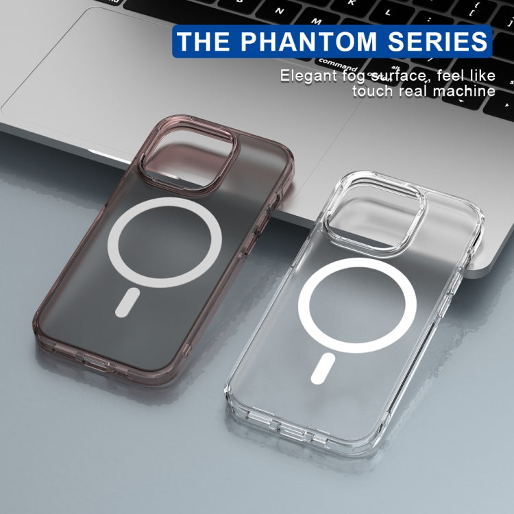 For iPhone 14 Phantom TPU + PC Magsafe Phone Case(Transparent) - iPhone 14 Cases by buy2fix | Online Shopping UK | buy2fix