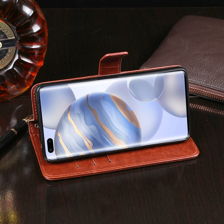 For Huawei Honor 30 Pro idewei Crazy Horse Texture Horizontal Flip Leather Case with Holder & Card Slots & Wallet(Red) - Honor Cases by idewei | Online Shopping UK | buy2fix
