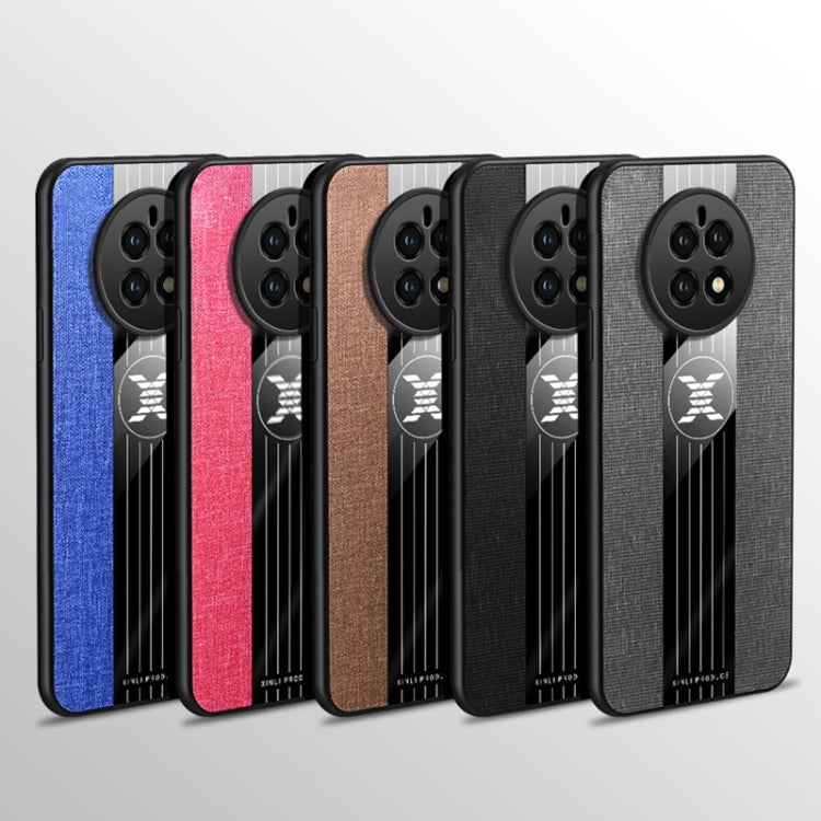 For Huawei Mate 50 XINLI Stitching Cloth Textue Shockproof TPU Phone Case(Black) - Huawei Cases by XINLI | Online Shopping UK | buy2fix