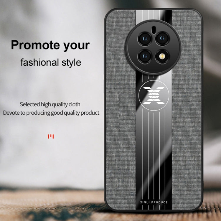 For Huawei Mate 50 XINLI Stitching Cloth Textue Shockproof TPU Phone Case(Black) - Huawei Cases by XINLI | Online Shopping UK | buy2fix