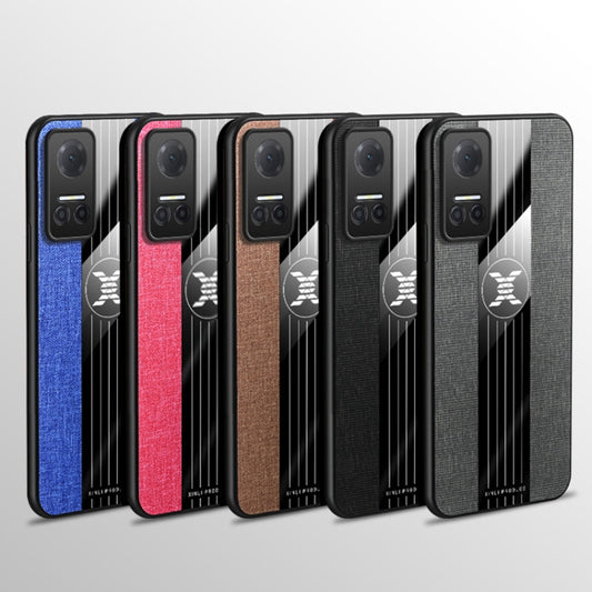 For Honor Play6T XINLI Stitching Cloth Textue Shockproof TPU Phone Case(Black) by XINLI