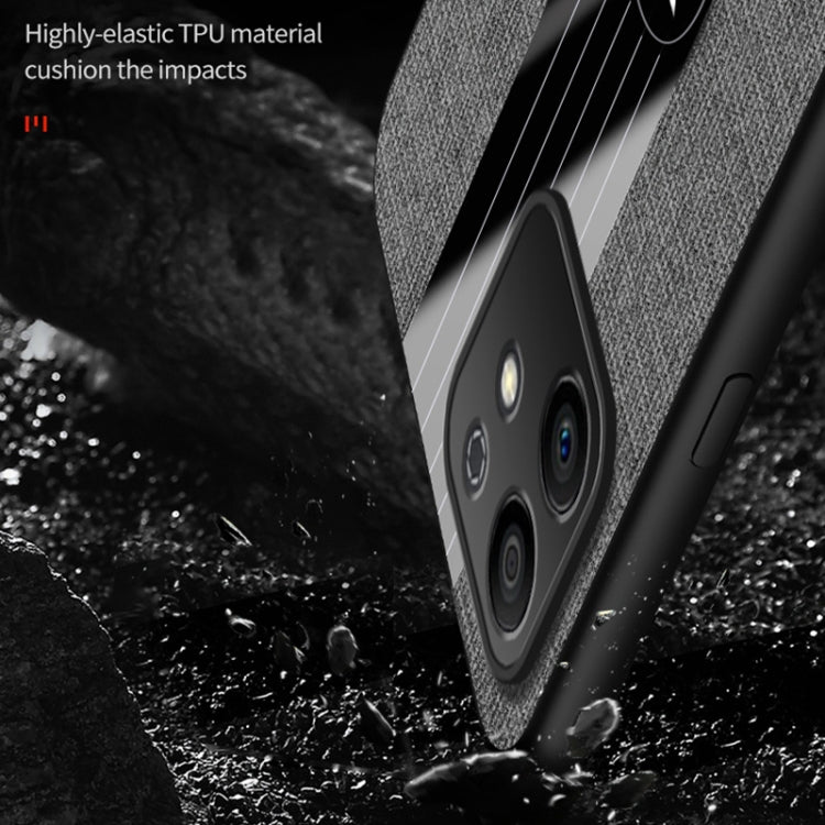 For Honor Play6T Pro XINLI Stitching Cloth Textue Shockproof TPU Phone Case(Black) - Honor Cases by XINLI | Online Shopping UK | buy2fix