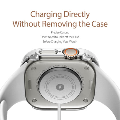 For Apple Watch Ultra 3 / 2 / 1 49mm DUX DUCIS Electroplated PC Watch Case(Silver) by DUX DUCIS