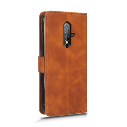 For Blackview BV5200 Skin Feel Magnetic Flip Leather Phone Case(Brown) - More Brand by buy2fix | Online Shopping UK | buy2fix