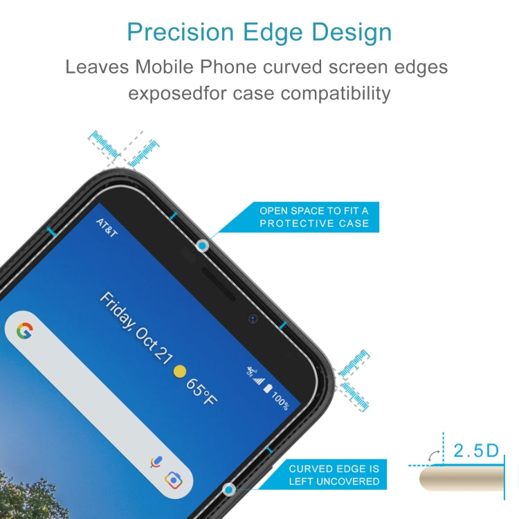 For AT&T Calypso 3 U328AA 50pcs 0.26mm 9H 2.5D Tempered Glass Film - More Brand by buy2fix | Online Shopping UK | buy2fix