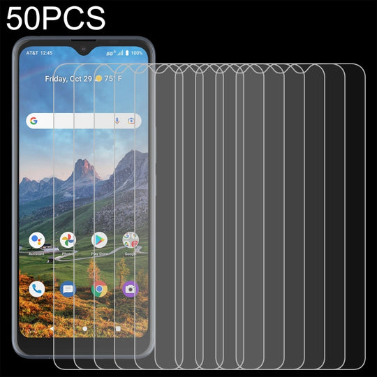 For AT&T Fusion 5G 50pcs 0.26mm 9H 2.5D Tempered Glass Film