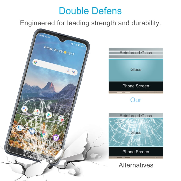 For AT&T Fusion 5G 50pcs 0.26mm 9H 2.5D Tempered Glass Film - More Brand by buy2fix | Online Shopping UK | buy2fix