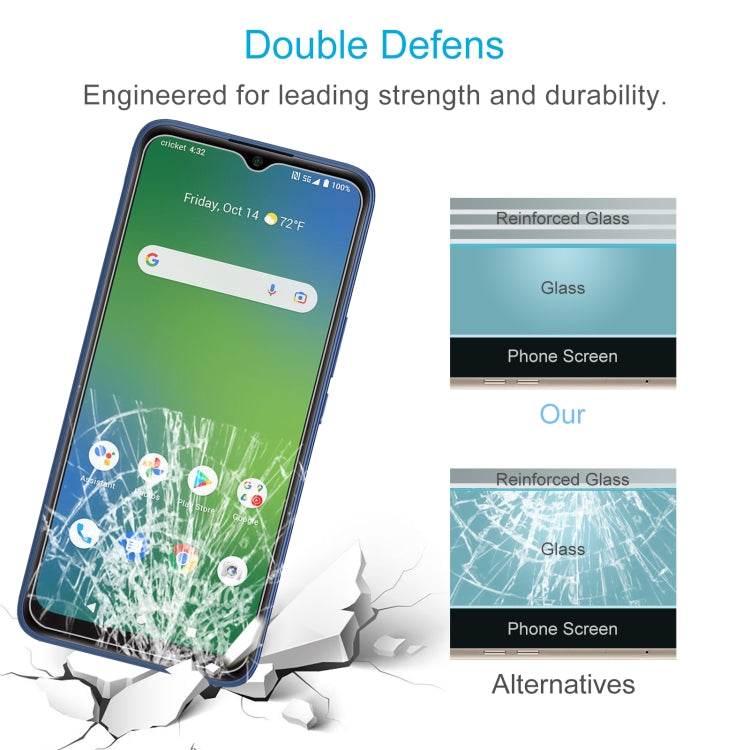 For Cricket Innovate E 5G 2022 50pcs 0.26mm 9H 2.5D Tempered Glass Film - More Brand by buy2fix | Online Shopping UK | buy2fix