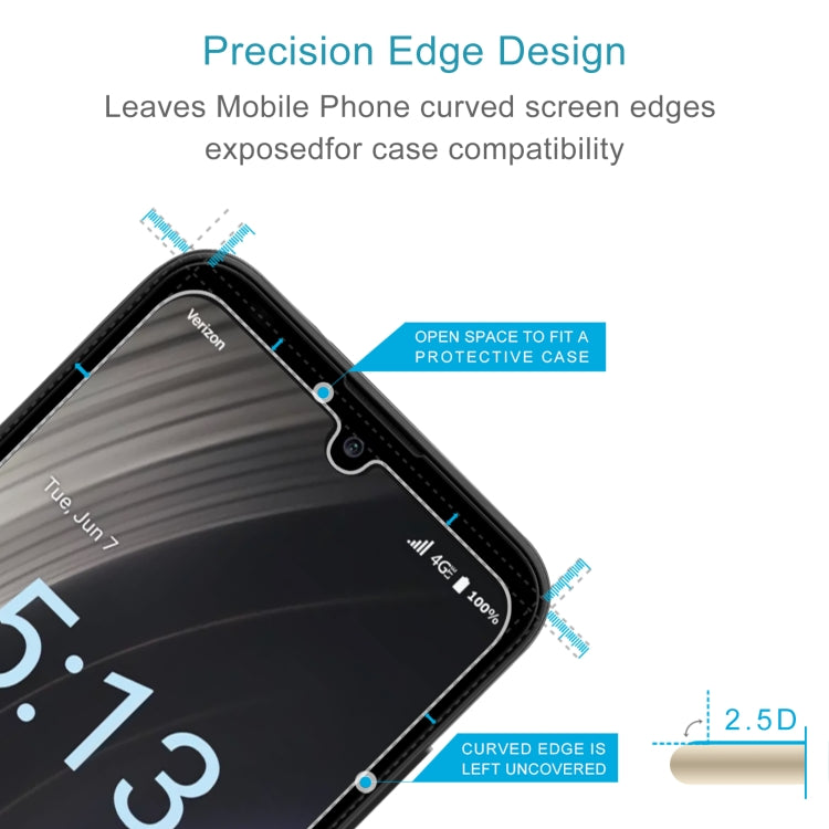 For Orbic Joy 4G RC608L 50pcs 0.26mm 9H 2.5D Tempered Glass Film - More Brand by buy2fix | Online Shopping UK | buy2fix