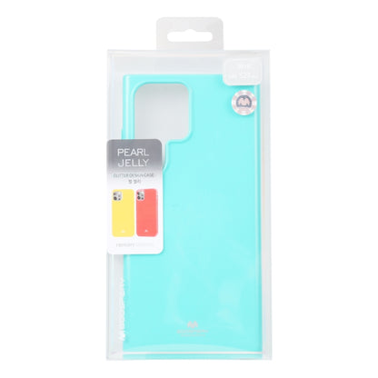 For Samsung Galaxy S23 Ultra 5G GOOSPERY PEARL JELLY Shockproof TPU Phone Case(Mint Green) - Galaxy S23 Ultra 5G Cases by GOOSPERY | Online Shopping UK | buy2fix