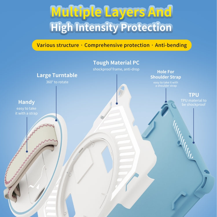 For iPad 9.7 2018/2017 Shockproof Tablet Case with Holder & Hand Strap(Green) - iPad 9.7 (2018) & (2017) Cases by buy2fix | Online Shopping UK | buy2fix