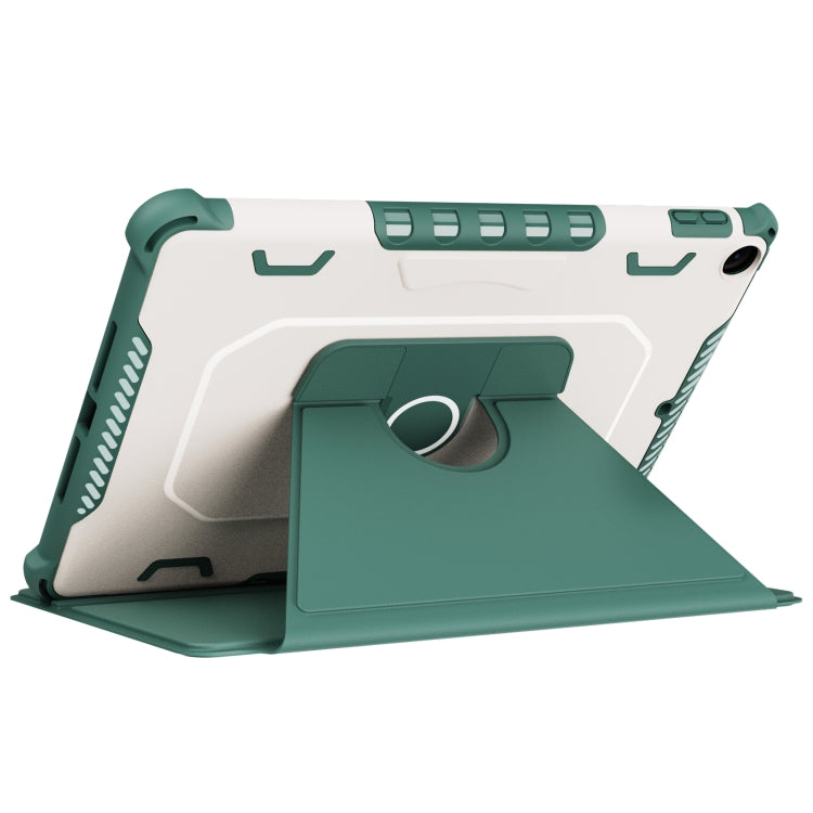 For iPad 9.7 2018/2017 / Air 1/Air 2 360 Degree Rotating Armored Smart Tablet Leather Case(Green) - iPad 9.7 (2018) & (2017) Cases by buy2fix | Online Shopping UK | buy2fix