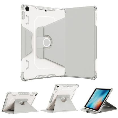 For iPad 9.7 2018/2017 / Air 1/Air 2 360 Degree Rotating Armored Smart Tablet Leather Case(Grey) - iPad 9.7 (2018) & (2017) Cases by buy2fix | Online Shopping UK | buy2fix