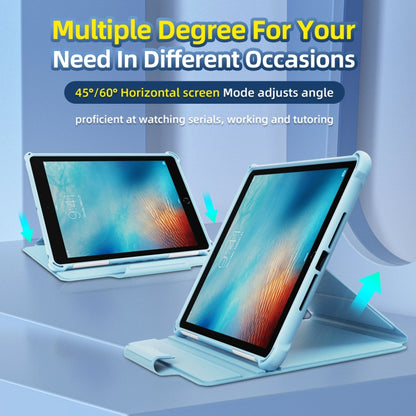 For iPad 9.7 2018/2017 / Air 1/Air 2 360 Degree Rotating Armored Smart Tablet Leather Case(Green) - iPad 9.7 (2018) & (2017) Cases by buy2fix | Online Shopping UK | buy2fix