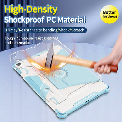 For iPad 9.7 2018/2017 / Air 1/Air 2 360 Degree Rotating Armored Smart Tablet Leather Case(Green) - iPad 9.7 (2018) & (2017) Cases by buy2fix | Online Shopping UK | buy2fix