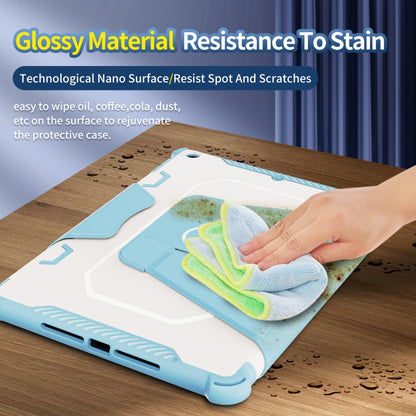 For iPad 10.2 2021 360 Degree Rotating Armored Smart Tablet Leather Case(Green) by buy2fix