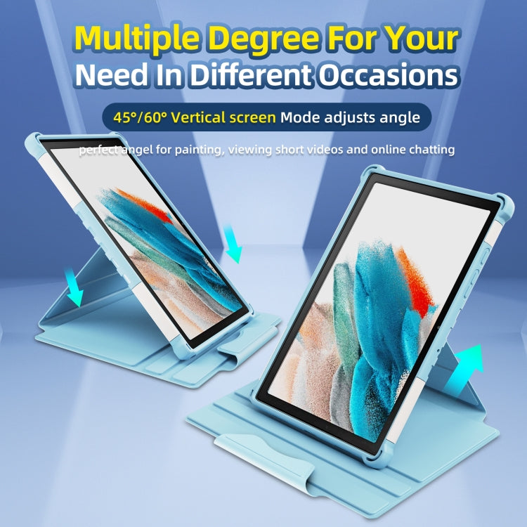 For Samsung Galaxy Tab A8 10.5 2021 360 Degree Rotating Armored Smart Tablet Leather Case(Black) - Other Galaxy Tab PC by buy2fix | Online Shopping UK | buy2fix