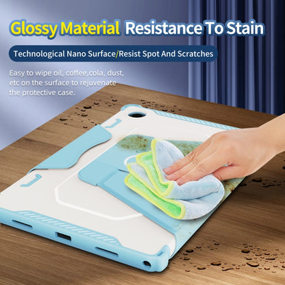 For Samsung Galaxy Tab A8 10.5 2021 360 Degree Rotating Armored Smart Tablet Leather Case(Green) - Other Galaxy Tab PC by buy2fix | Online Shopping UK | buy2fix