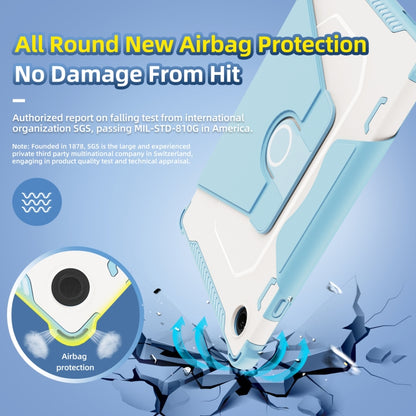 For Samsung Galaxy Tab A8 10.5 2021 360 Degree Rotating Armored Smart Tablet Leather Case(Blue) - Other Galaxy Tab PC by buy2fix | Online Shopping UK | buy2fix