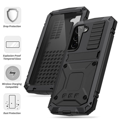 For Samsung Galaxy S23 5G R-JUST Life Waterproof Dustproof Shockproof Phone Case(Black) by R-JUST