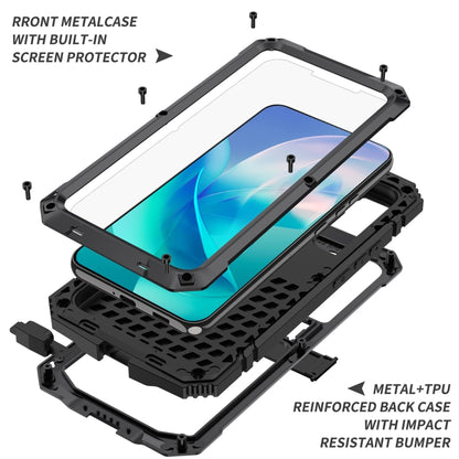 For Samsung Galaxy S23 5G R-JUST Life Waterproof Dustproof Shockproof Phone Case(Black) - Galaxy S23 5G Cases by R-JUST | Online Shopping UK | buy2fix