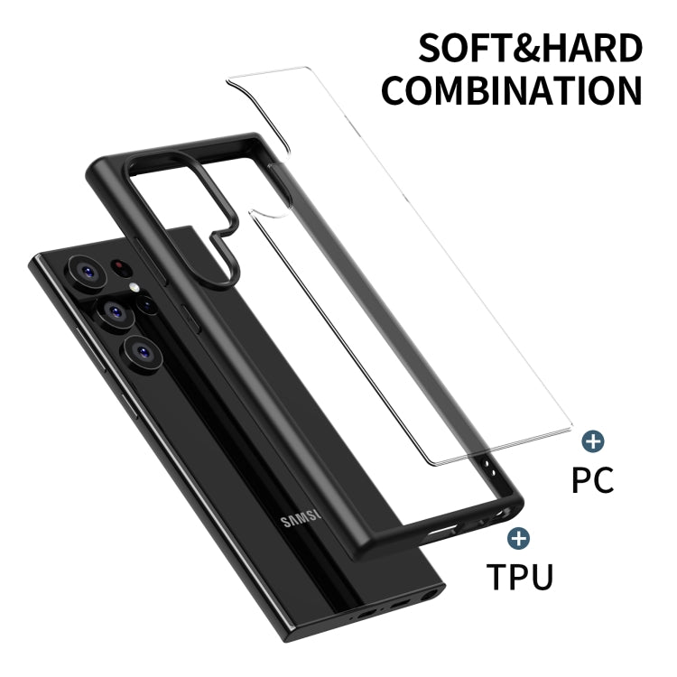 For Samsung Galaxy S23 5G iPAKY Shockproof PC + TPU Protective Phone Case(Black) - Galaxy S23 5G Cases by iPAKY | Online Shopping UK | buy2fix