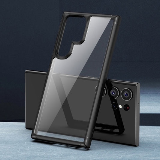 For Samsung Galaxy S23 5G iPAKY Shockproof PC + TPU Protective Phone Case(Black) by iPAKY