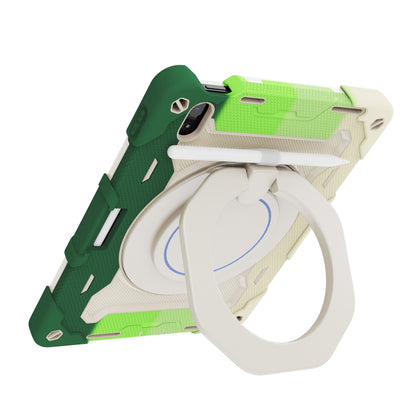 For iPad 2025 / 2022 Armor Contrast Color Silicone + PC Tablet Case(Colorful Green) - iPad 2025 / 2022 Cases by buy2fix | Online Shopping UK | buy2fix