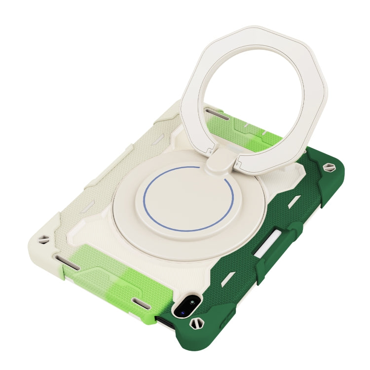 For iPad 2025 / 2022 Armor Contrast Color Silicone + PC Tablet Case(Colorful Green) - iPad 2025 / 2022 Cases by buy2fix | Online Shopping UK | buy2fix