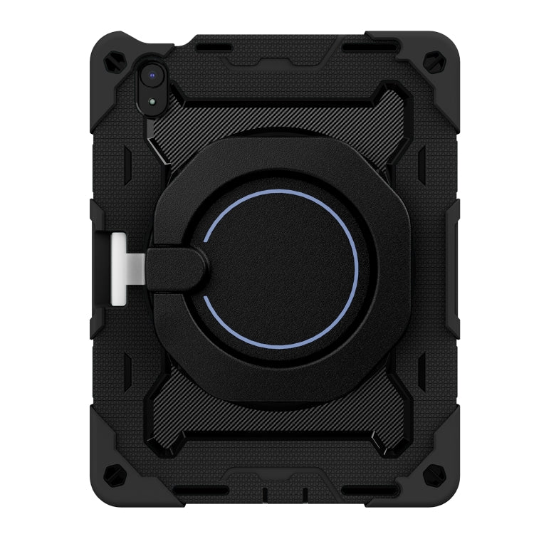 For iPad 2025 / 2022 Armor Contrast Color Silicone + PC Tablet Case(Black) - iPad 2025 / 2022 Cases by buy2fix | Online Shopping UK | buy2fix