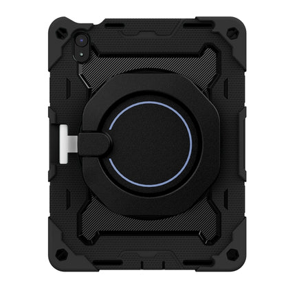For iPad 2025 / 2022 Armor Contrast Color Silicone + PC Tablet Case(Black) - iPad 2025 / 2022 Cases by buy2fix | Online Shopping UK | buy2fix