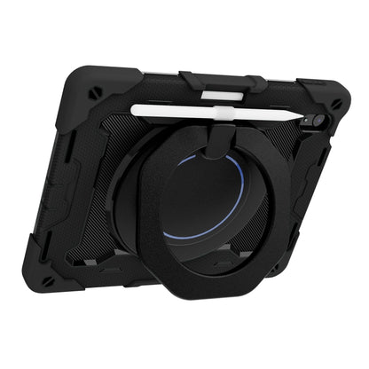 For iPad 2025 / 2022 Armor Contrast Color Silicone + PC Tablet Case(Black) - iPad 2025 / 2022 Cases by buy2fix | Online Shopping UK | buy2fix