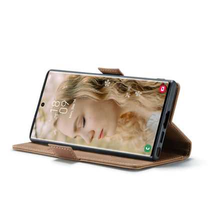 For Samsung Galaxy S23 Ultra 5G CaseMe 013 Multifunctional Horizontal Flip Leather Phone Case(Brown) by CaseMe