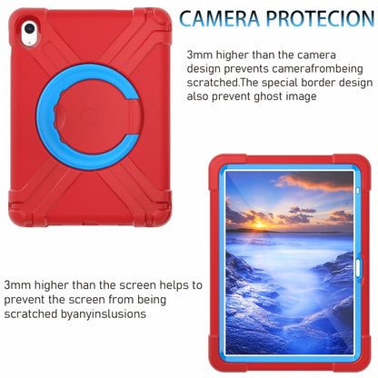 For iPad 2025 / 2022 EVA + PC Tablet Protective Case with 360 Rotating Bracket(Red+Blue) - iPad 2025 / 2022 Cases by buy2fix | Online Shopping UK | buy2fix