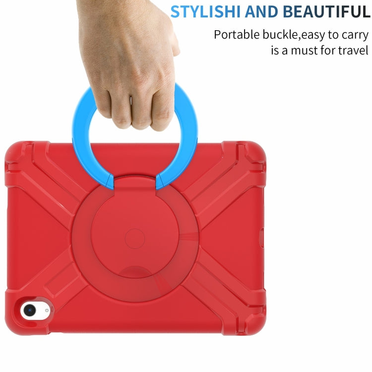 For iPad 2025 / 2022 EVA + PC Tablet Protective Case with 360 Rotating Bracket(Red+Blue) - iPad 2025 / 2022 Cases by buy2fix | Online Shopping UK | buy2fix