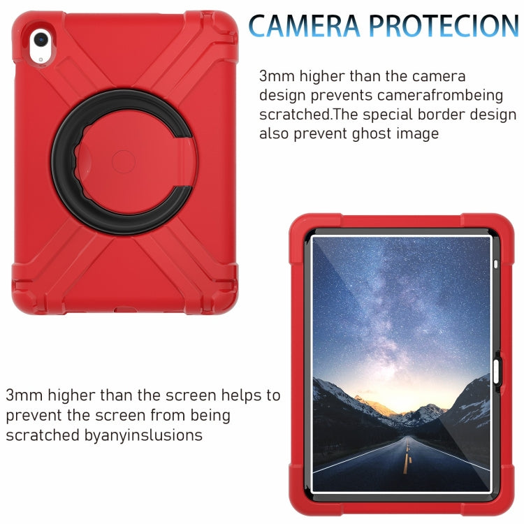 For iPad 2025 / 2022 EVA + PC Tablet Protective Case with 360 Rotating Bracket(Red+Black) - iPad 2025 / 2022 Cases by buy2fix | Online Shopping UK | buy2fix