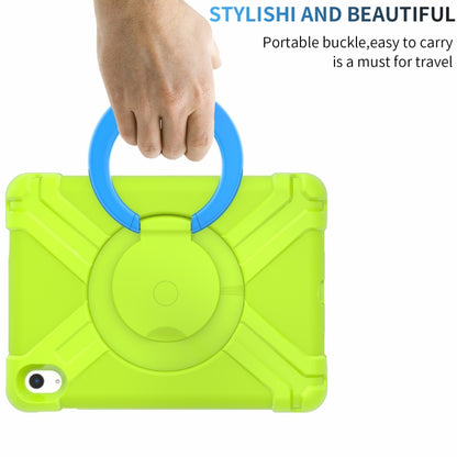 For iPad 2025 / 2022 EVA + PC Tablet Protective Case with 360 Rotating Bracket(Grass Green+Blue) - iPad 2025 / 2022 Cases by buy2fix | Online Shopping UK | buy2fix
