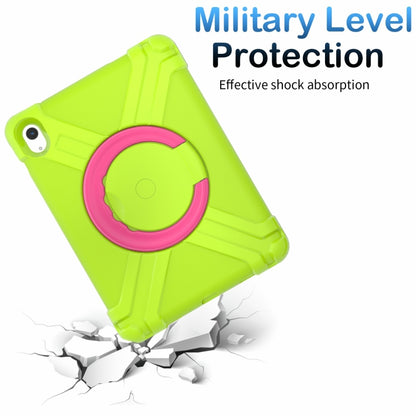 For iPad 2025 / 2022 EVA + PC Tablet Protective Case with 360 Rotating Bracket(Grass Green+Rose Red) - iPad 2025 / 2022 Cases by buy2fix | Online Shopping UK | buy2fix