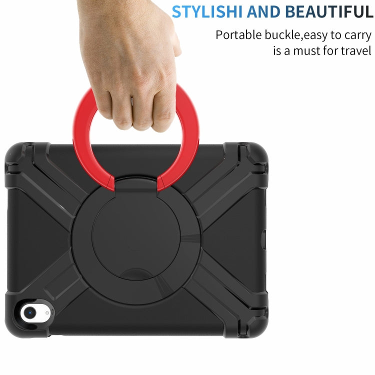 For iPad 2025 / 2022 EVA + PC Tablet Protective Case with 360 Rotating Bracket(Black+Red) - iPad 2025 / 2022 Cases by buy2fix | Online Shopping UK | buy2fix