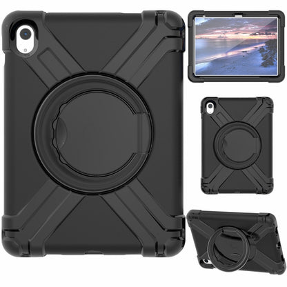 For iPad 2025 / 2022 EVA + PC Tablet Protective Case with 360 Rotating Bracket(Black+Black) - iPad 2025 / 2022 Cases by buy2fix | Online Shopping UK | buy2fix