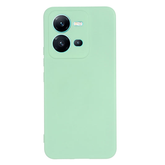 For vivo V25 5G / V25E 5G / X80 Lite Pure Color Liquid Silicone Shockproof Full Coverage Phone Case(Green) by buy2fix