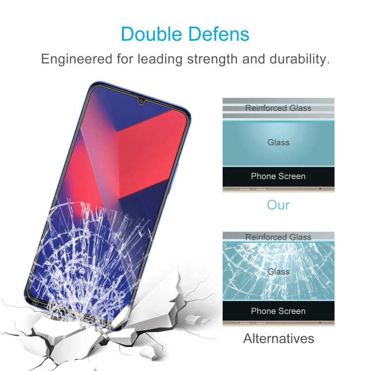 For Wiko 10 50pcs 0.26mm 9H 2.5D Tempered Glass Film - More Brand by buy2fix | Online Shopping UK | buy2fix