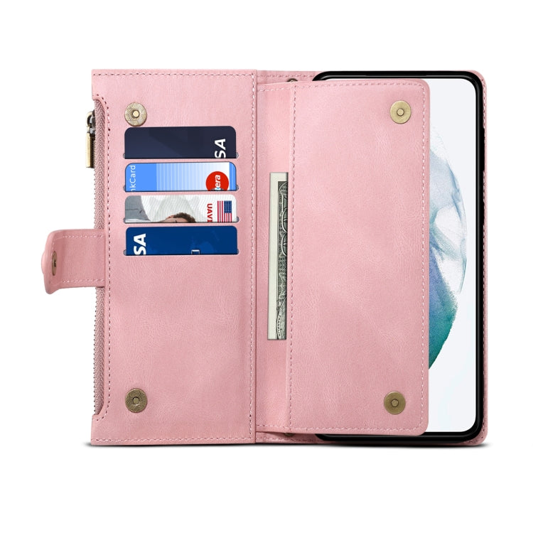 For Samsung Galaxy S23 Ultra 5G ESEBLE Retro Frosted Horizontal Flip Leather Phone Case(Rose Gold) - Galaxy S23 Ultra 5G Cases by ESEBLE | Online Shopping UK | buy2fix