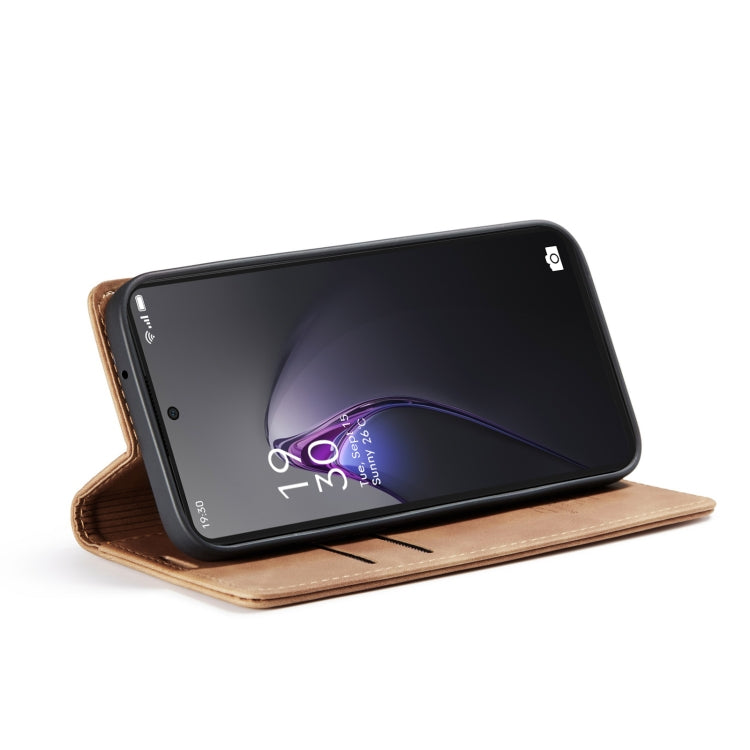 For OPPO Reno8 Pro 5G Global CaseMe 013 Multifunctional Horizontal Flip Leather Phone Case(Brown) by CaseMe