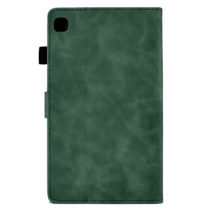 For Samsung Galaxy Tab S6 Lite P610 Tower Embossed Leather Smart Tablet Case(Green) by buy2fix