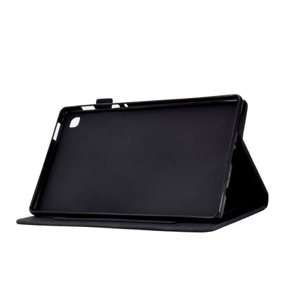 For Samsung Galaxy Tab S6 Lite P610 Tower Embossed Leather Smart Tablet Case(Black) by buy2fix