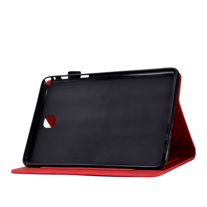 For Samsung Galaxy Tab A 8.0 T350 Tower Embossed Leather Smart Tablet Case(Red) by buy2fix