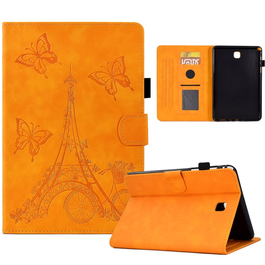 For Samsung Galaxy Tab A 8.0 T350 Tower Embossed Leather Smart Tablet Case(Khaki) by buy2fix