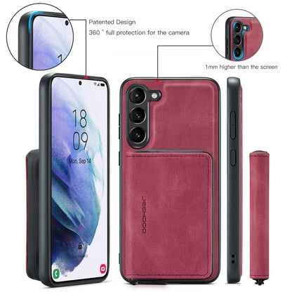 For Samsung Galaxy S23+ 5G JEEHOOD Magnetic Zipper Wallet Leather Phone Case(Red) - Galaxy S23+ 5G Cases by JEEHOOD | Online Shopping UK | buy2fix