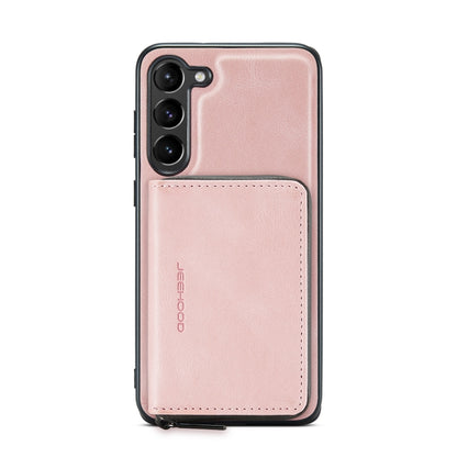 For Samsung Galaxy S23+ 5G JEEHOOD Magnetic Zipper Wallet Leather Phone Case(Pink) - Galaxy S23+ 5G Cases by JEEHOOD | Online Shopping UK | buy2fix